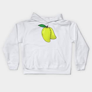 Mango hand drawn fruits summer Kids Hoodie